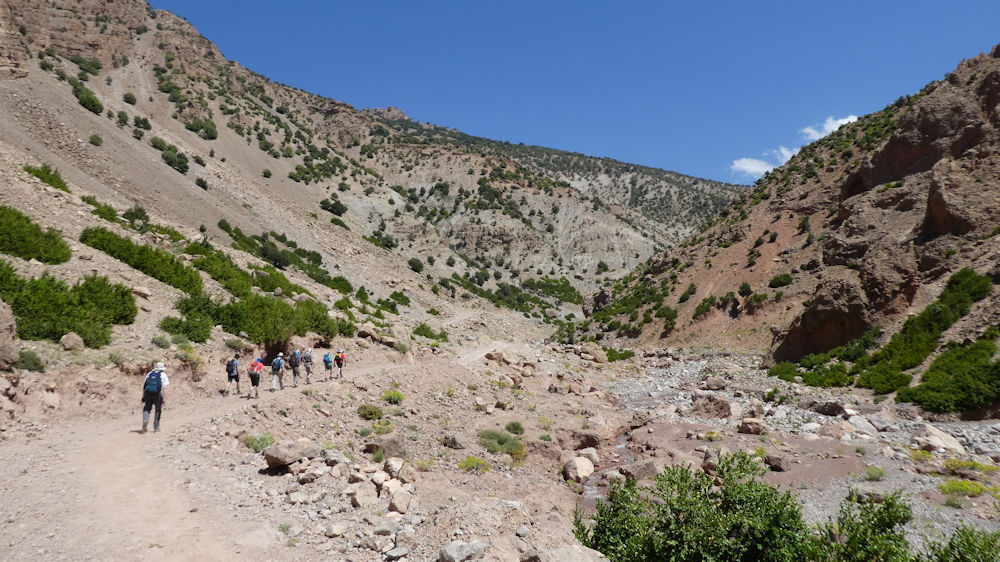 On the way to Arous, our first camp, photo by Mike Goodyer